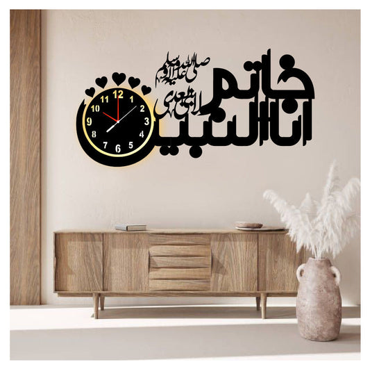 ANA <SAW> Wall Clock With Ligh